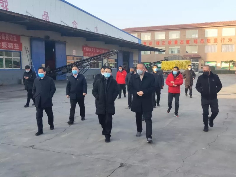 縣長申琳調(diào)研旭瑞集團疫情防控、復工復產(chǎn)情況！