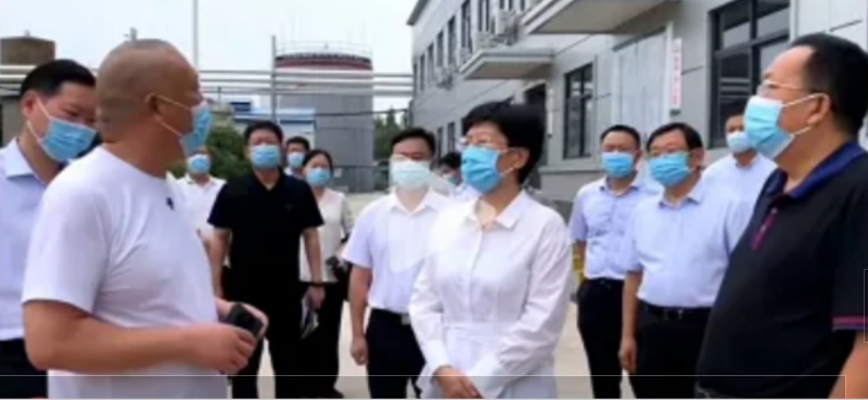 焦作市委書記葛巧紅一行蒞臨旭瑞集團參觀調研！